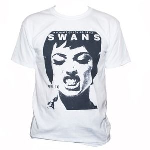 Swans Industrial Noise Punk Band Music Poster T Shirt